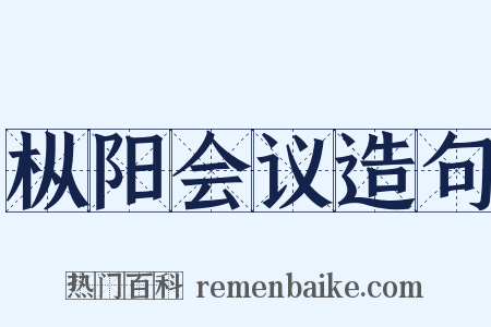 枞阳会议造句是什么意思的图片
